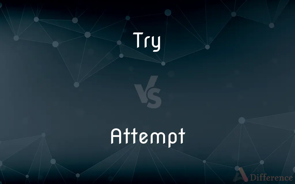 Try vs. Attempt — What's the Difference?