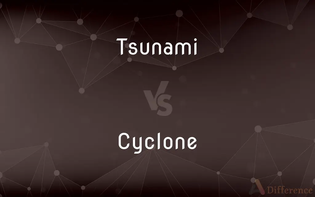 Tsunami vs. Cyclone — What's the Difference?