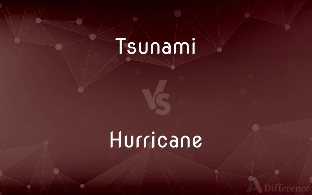 Tsunami vs. Hurricane — What's the Difference?