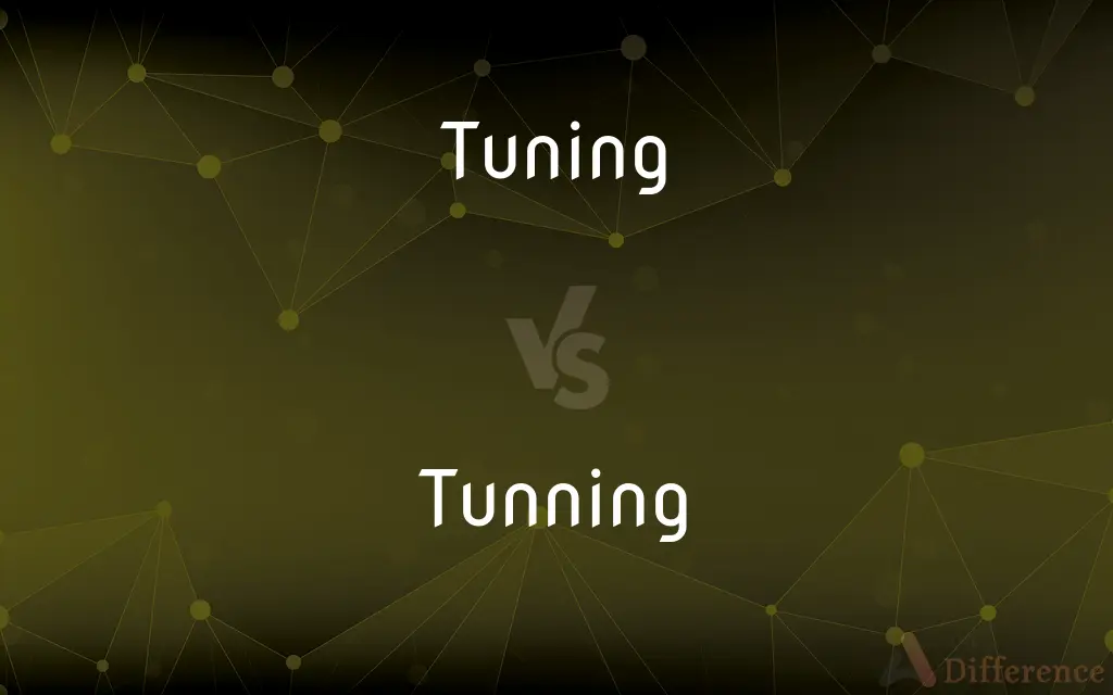Tuning vs. Tunning — What's the Difference?