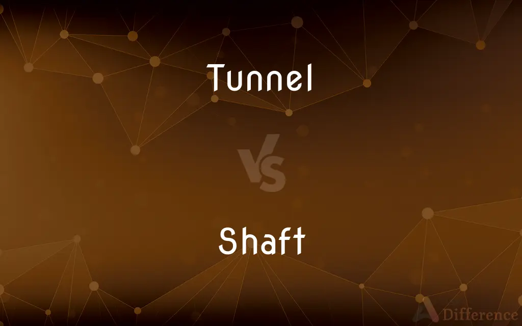 Tunnel vs. Shaft — What's the Difference?