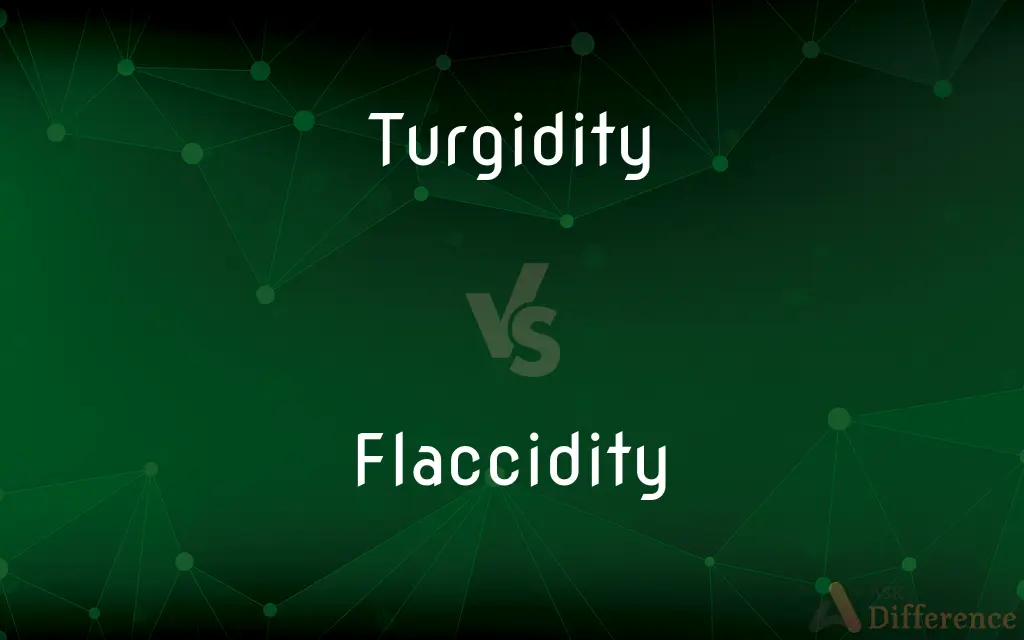 Turgidity vs. Flaccidity — What's the Difference?