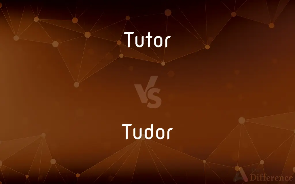 Tutor vs. Tudor — What's the Difference?