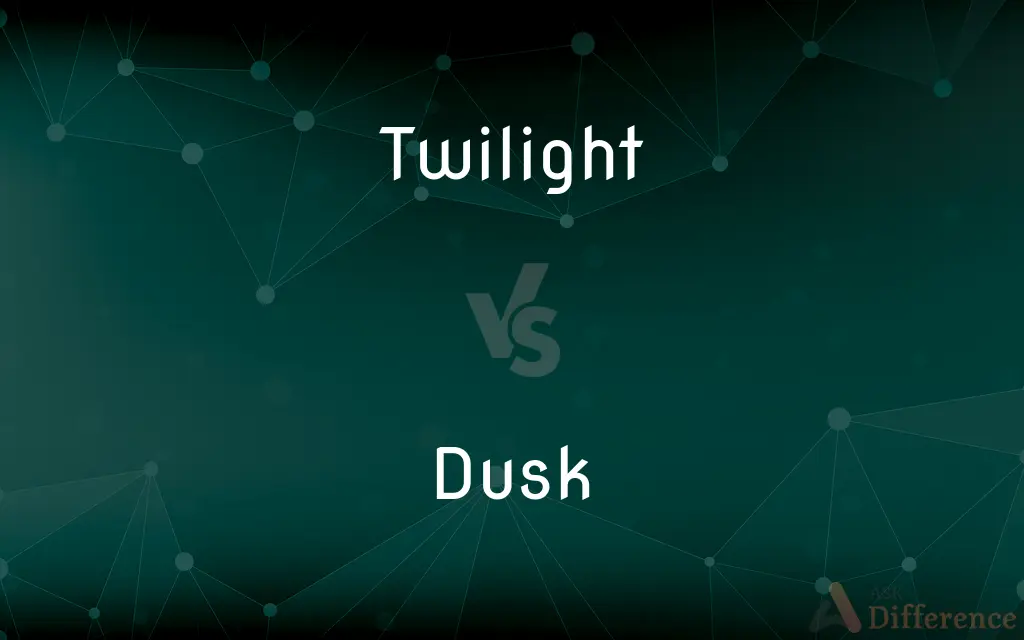 Twilight vs. Dusk — What's the Difference?