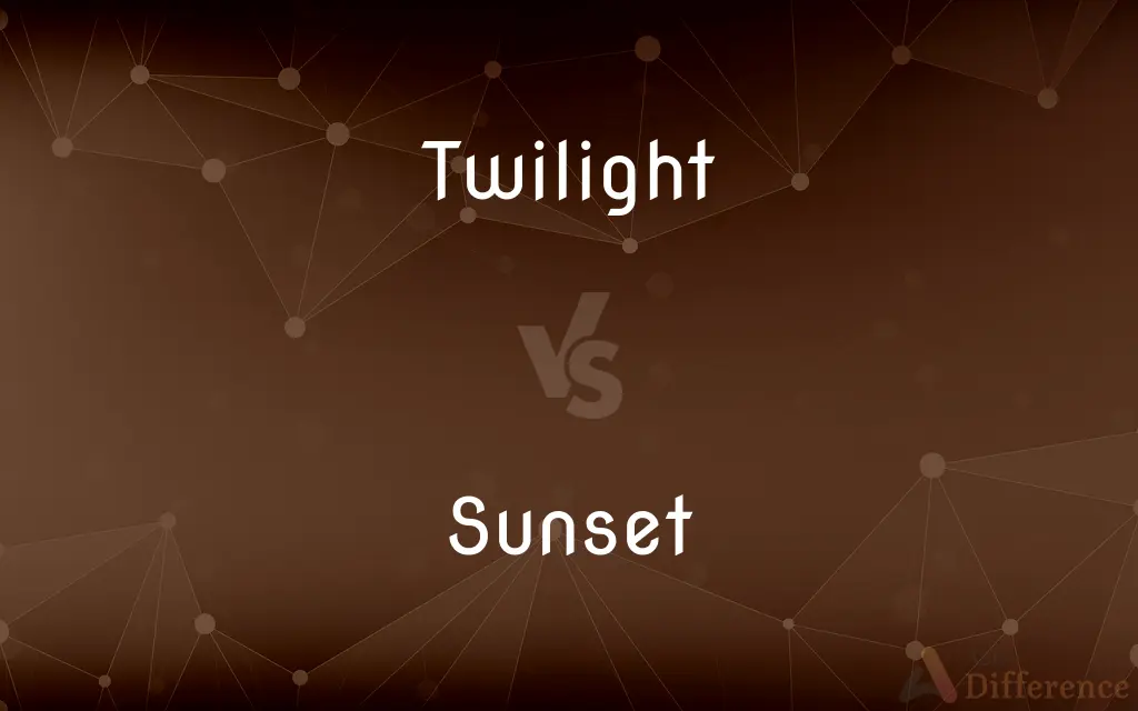 Twilight vs. Sunset — What's the Difference?