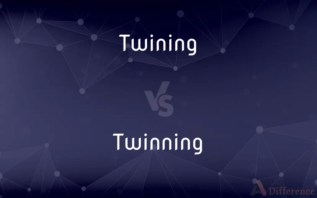 Twining vs. Twinning — What's the Difference?