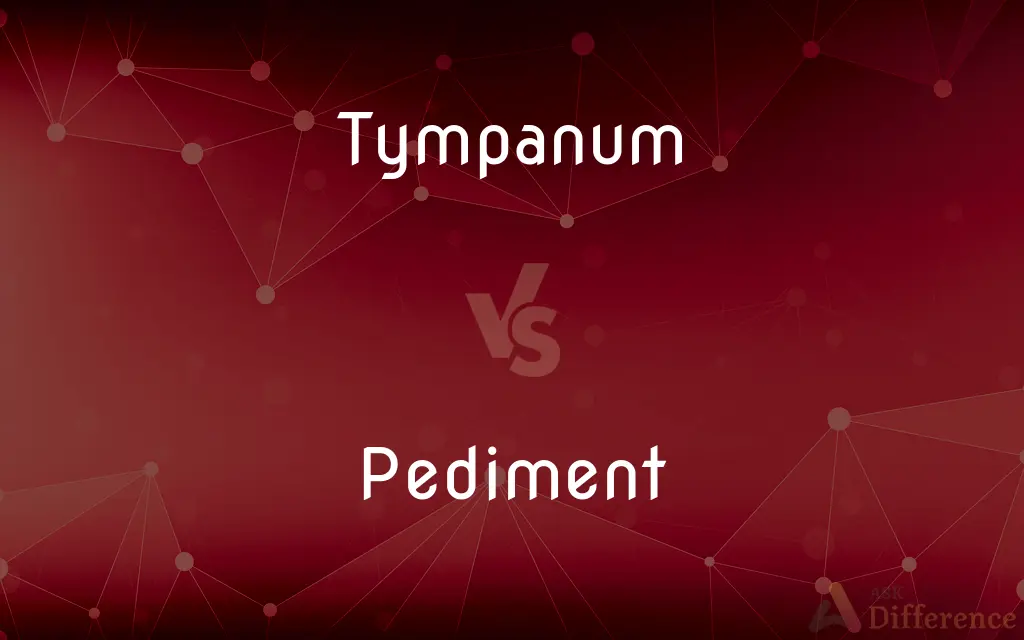 Tympanum vs. Pediment — What's the Difference?