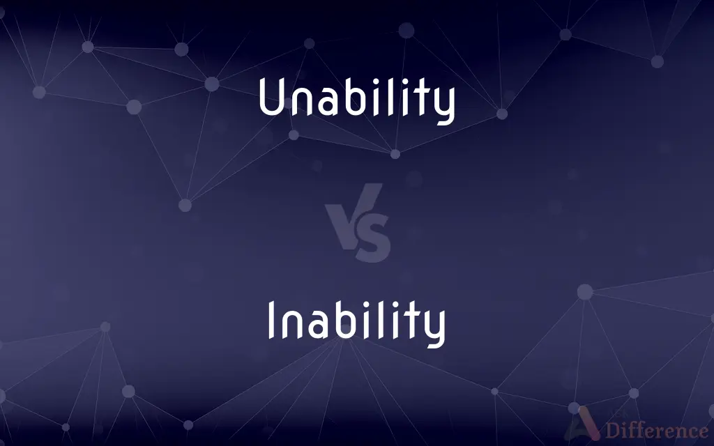 Unability vs. Inability — Which is Correct Spelling?