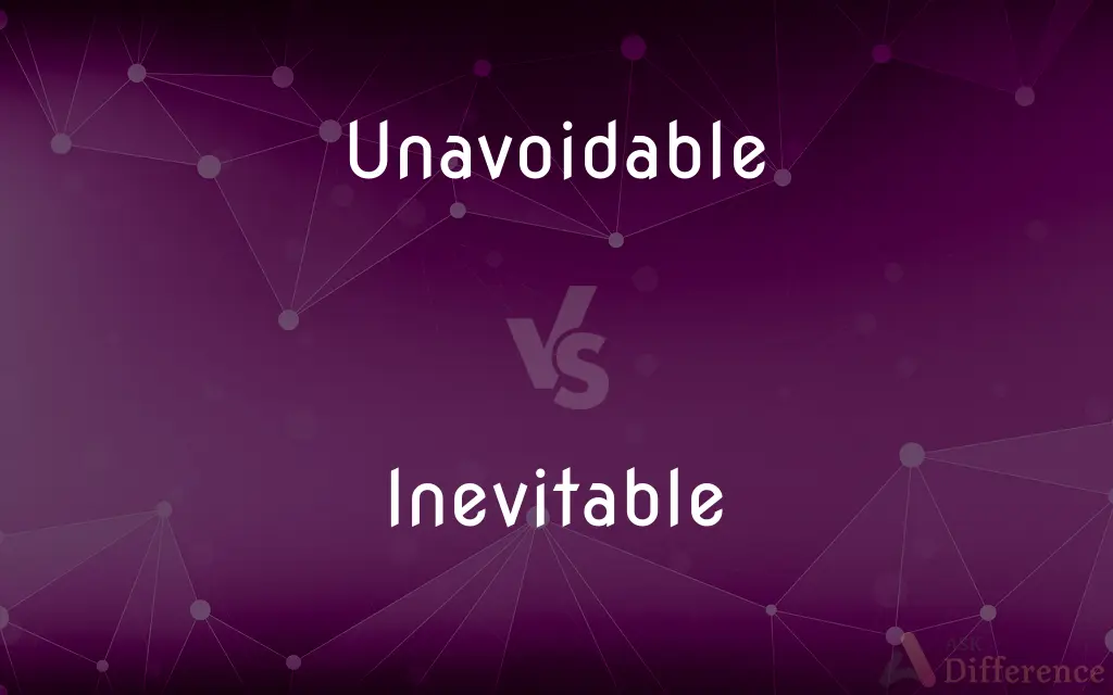 Unavoidable vs. Inevitable — What's the Difference?