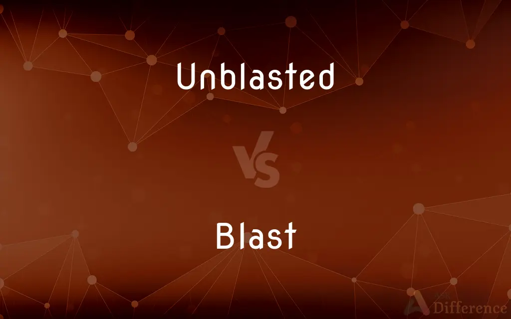 Unblasted vs. Blast — What's the Difference?