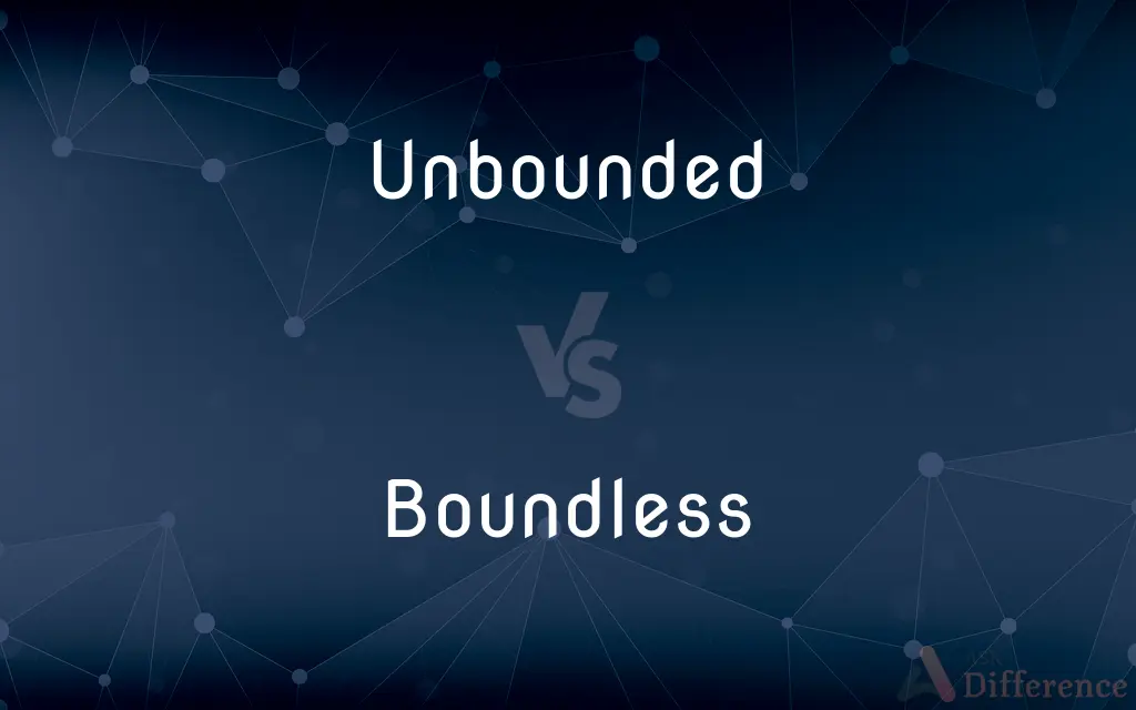 Unbounded vs. Boundless — What's the Difference?