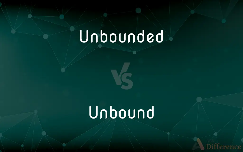 Unbounded vs. Unbound — What's the Difference?