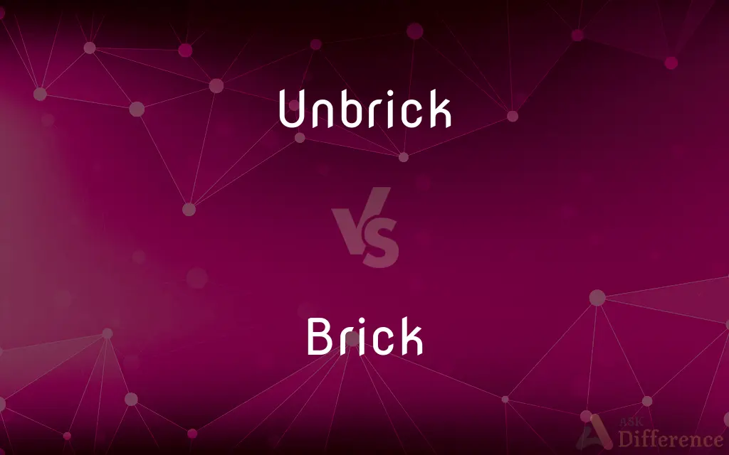 Unbrick vs. Brick — What's the Difference?