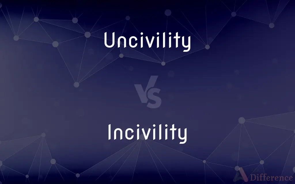 Uncivility vs. Incivility — What's the Difference?