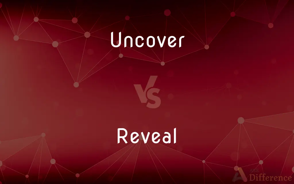 Uncover vs. Reveal — What's the Difference?