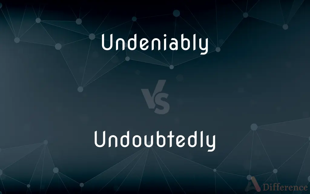 Undeniably vs. Undoubtedly — What's the Difference?