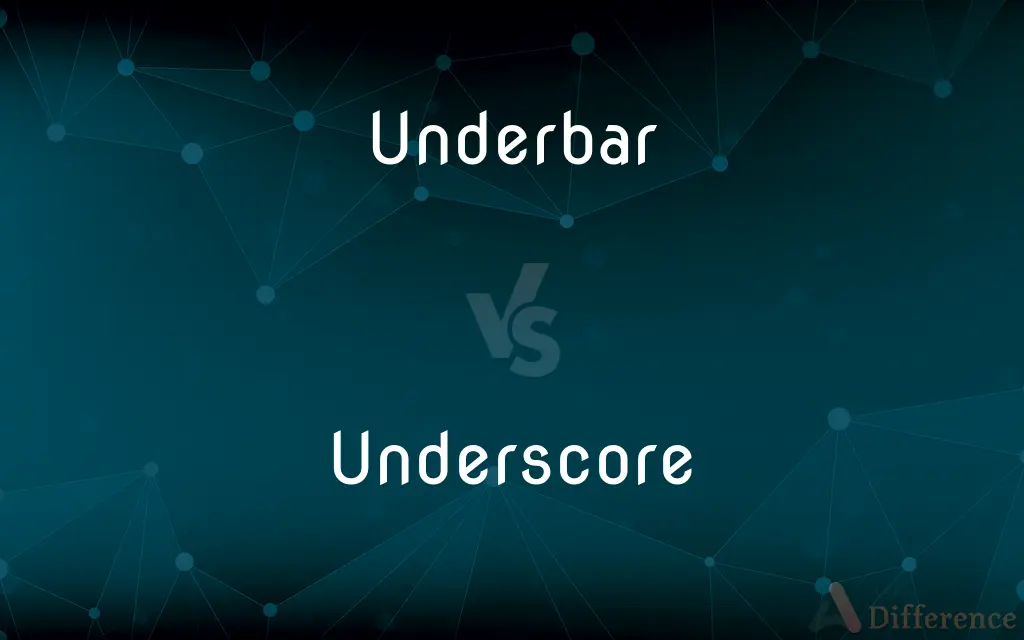 Underbar vs. Underscore — What's the Difference?