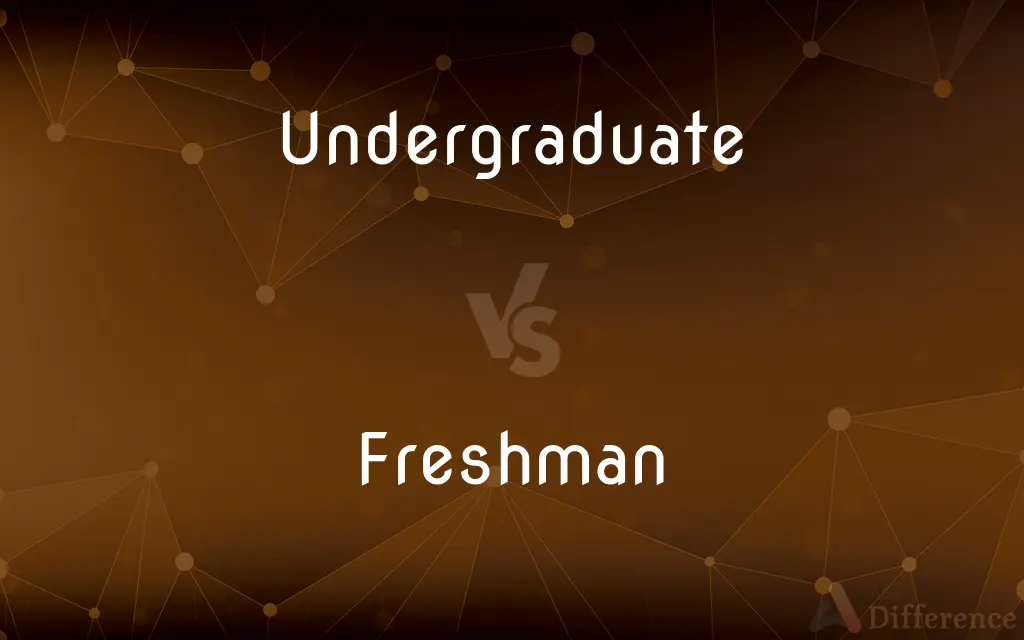 Undergraduate vs. Freshman — What's the Difference?