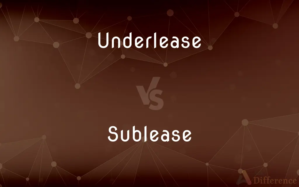 Underlease vs. Sublease — Which is Correct Spelling?