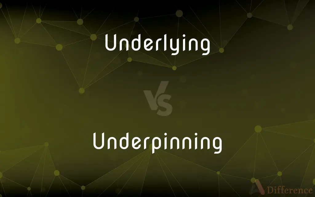 Underlying vs. Underpinning — What's the Difference?