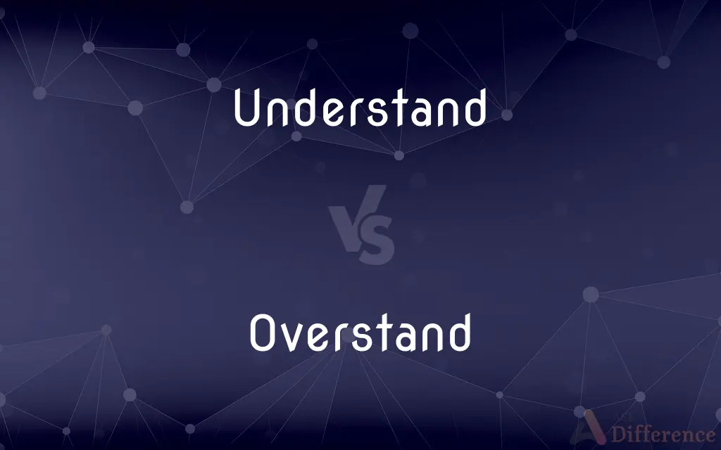 Understand vs. Overstand — What's the Difference?