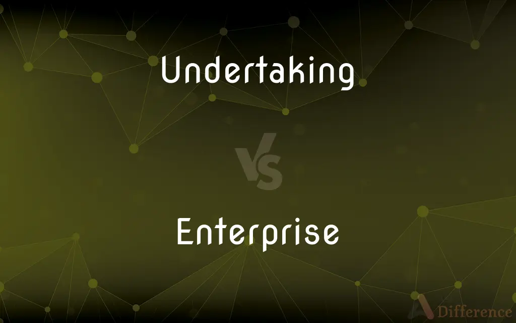 Undertaking vs. Enterprise — What's the Difference?