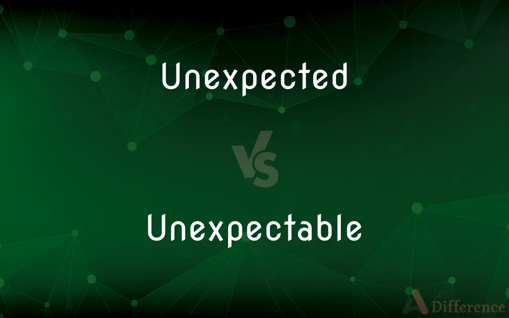 Unexpected vs. Unexpectable — Which is Correct Spelling?