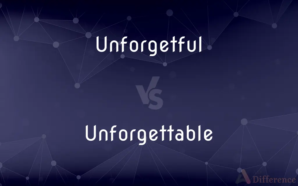 Unforgetful vs. Unforgettable — Which is Correct Spelling?