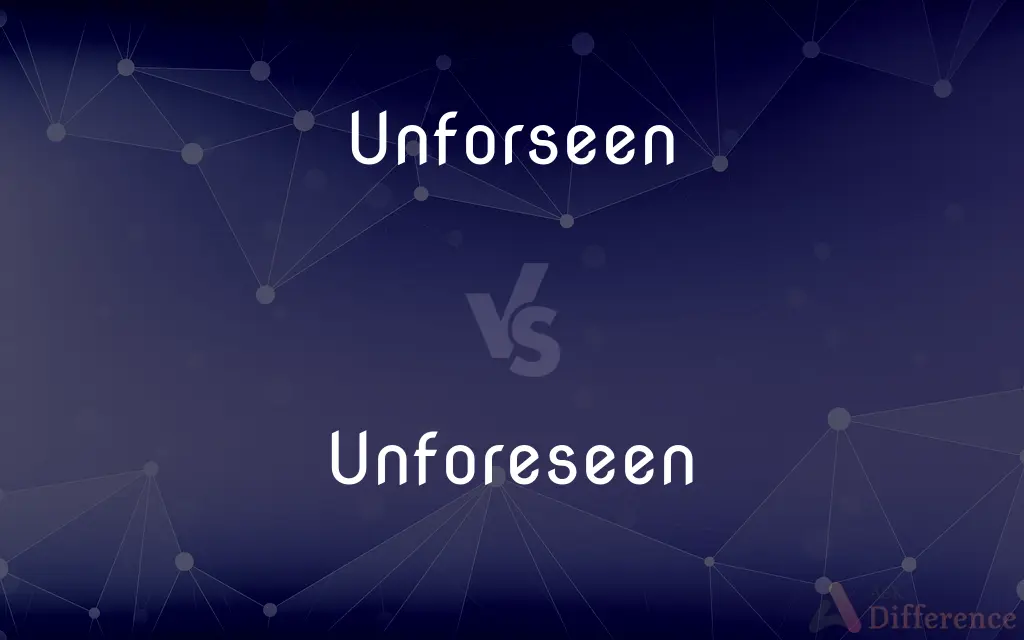 Unforseen vs. Unforeseen — Which is Correct Spelling?