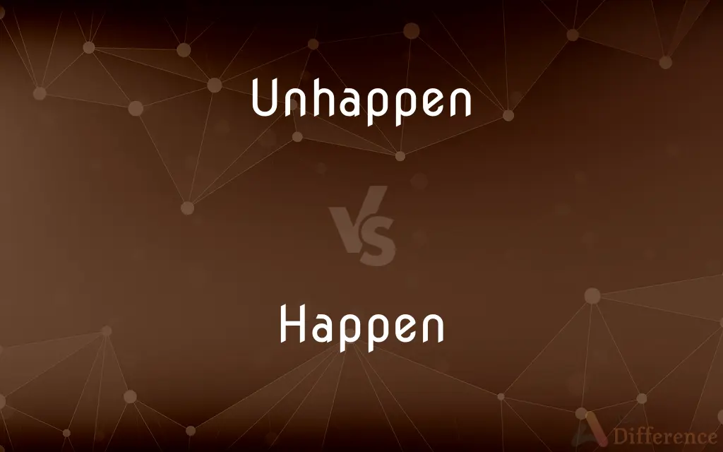 Unhappen vs. Happen — What's the Difference?