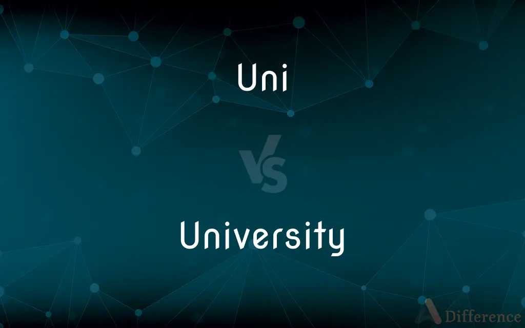 Uni vs. University — What's the Difference?