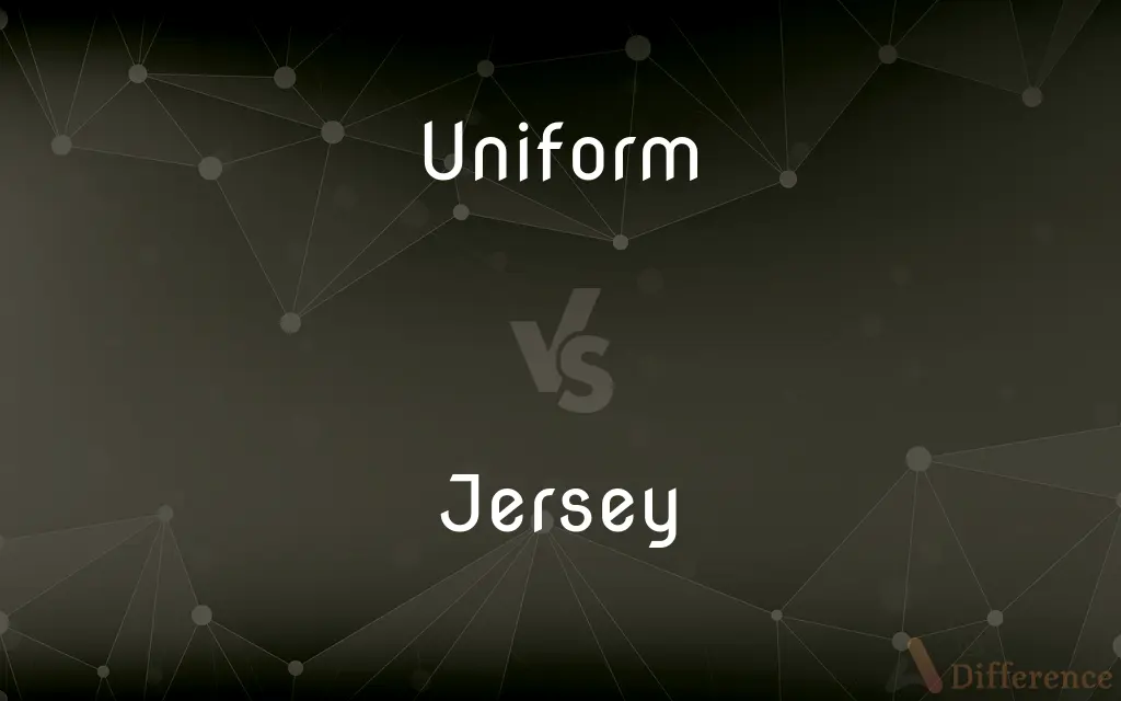 Uniform vs. Jersey — What's the Difference?