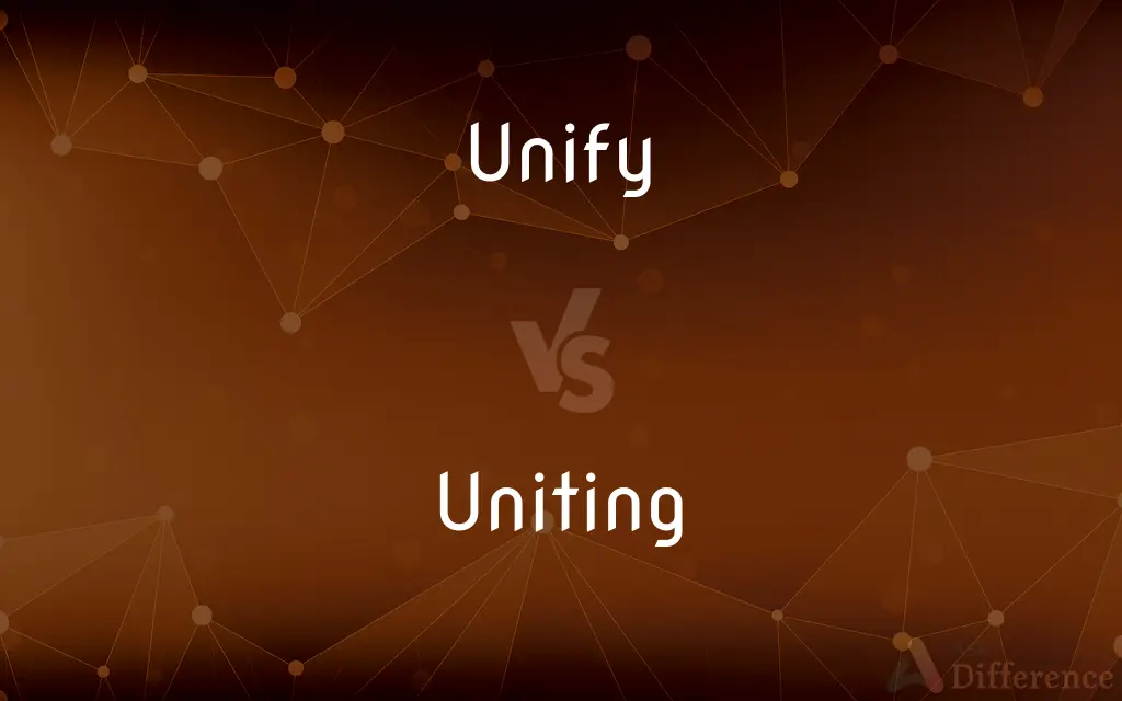 Unify vs. Uniting — What's the Difference?