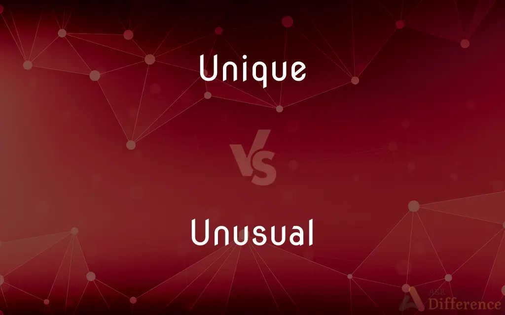 Unique vs. Unusual — What's the Difference?