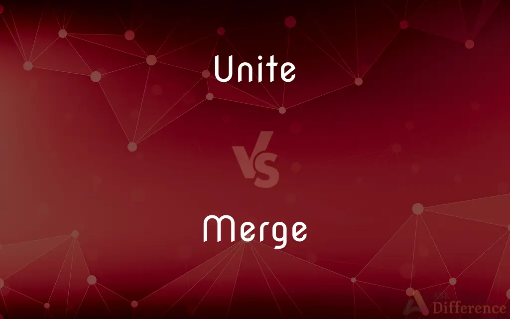 Unite vs. Merge — What's the Difference?