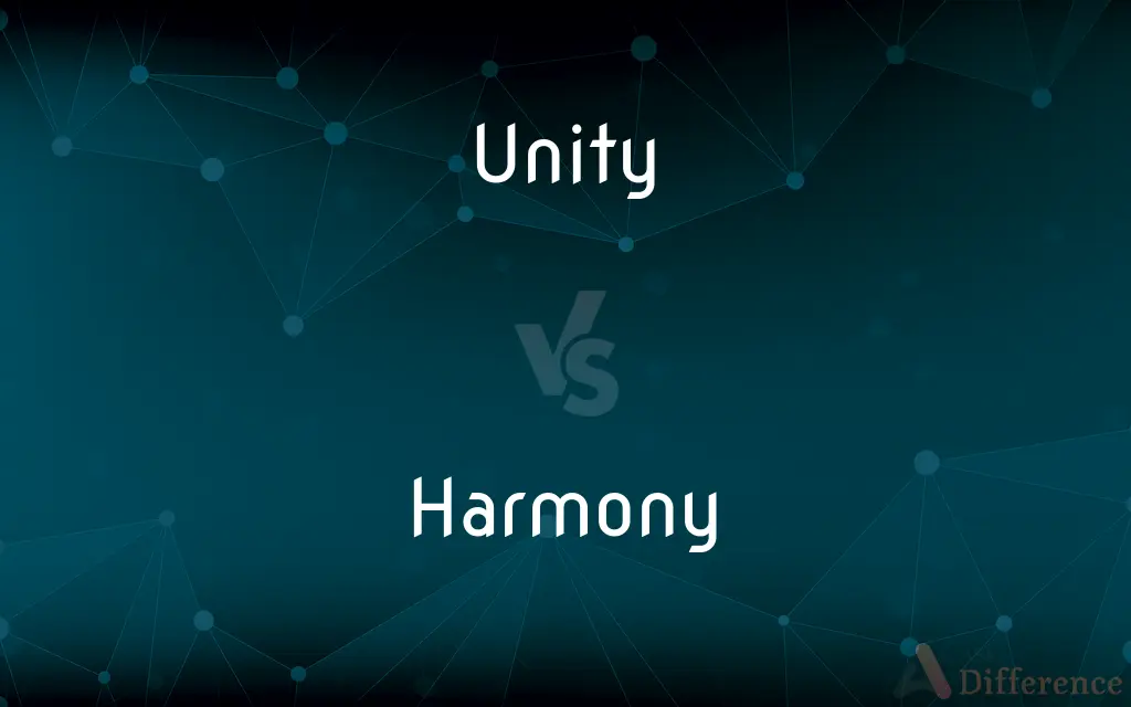 Unity vs. Harmony — What's the Difference?