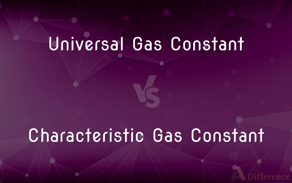 Universal Gas Constant vs. Characteristic Gas Constant — What's the Difference?