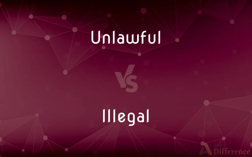 Unlawful vs. Illegal — What's the Difference?