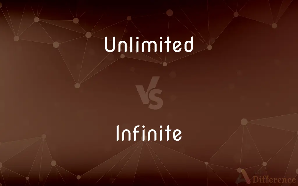 Unlimited vs. Infinite — What's the Difference?