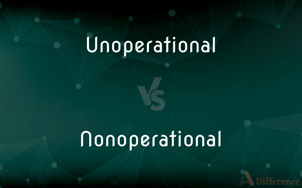 Unoperational vs. Nonoperational — Which is Correct Spelling?