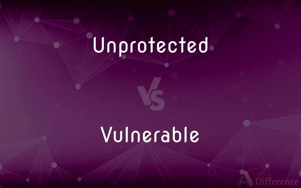 Unprotected vs. Vulnerable — What's the Difference?
