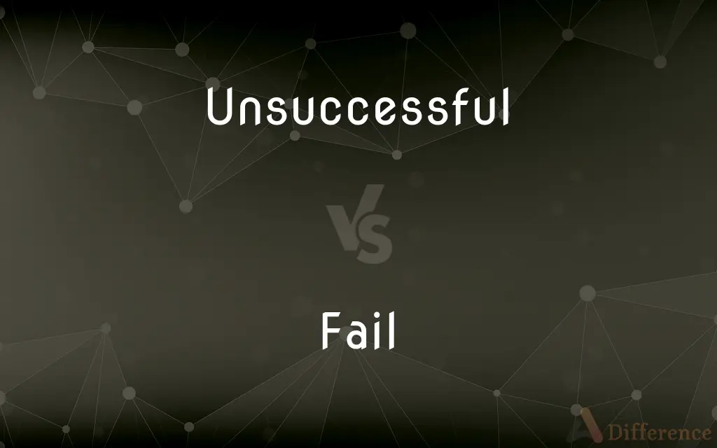 Unsuccessful vs. Fail — What's the Difference?