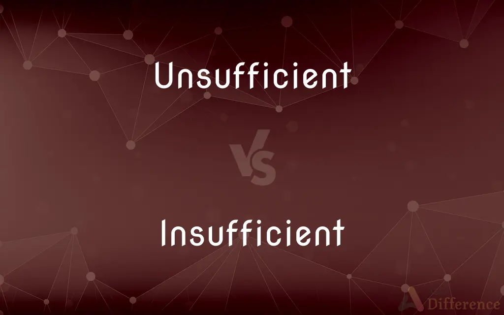 Unsufficient vs. Insufficient — Which is Correct Spelling?