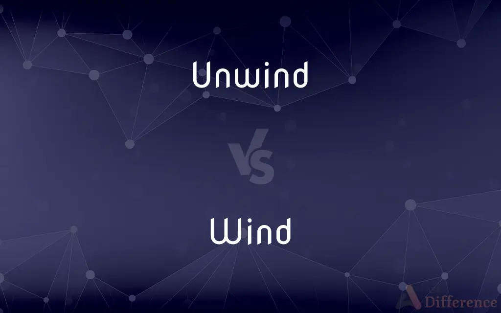 Unwind vs. Wind — What's the Difference?