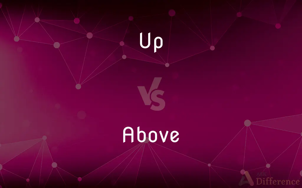 Up vs. Above — What's the Difference?