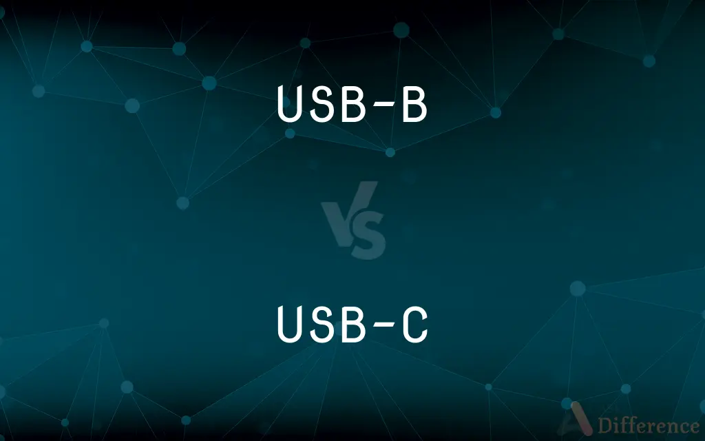 USB-B vs. USB-C — What's the Difference?