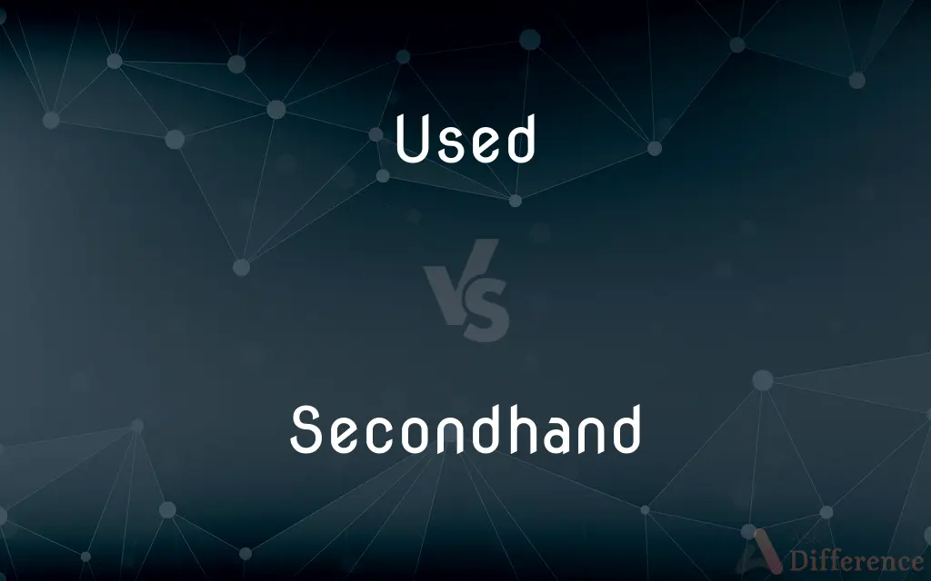 Used vs. Secondhand — What's the Difference?