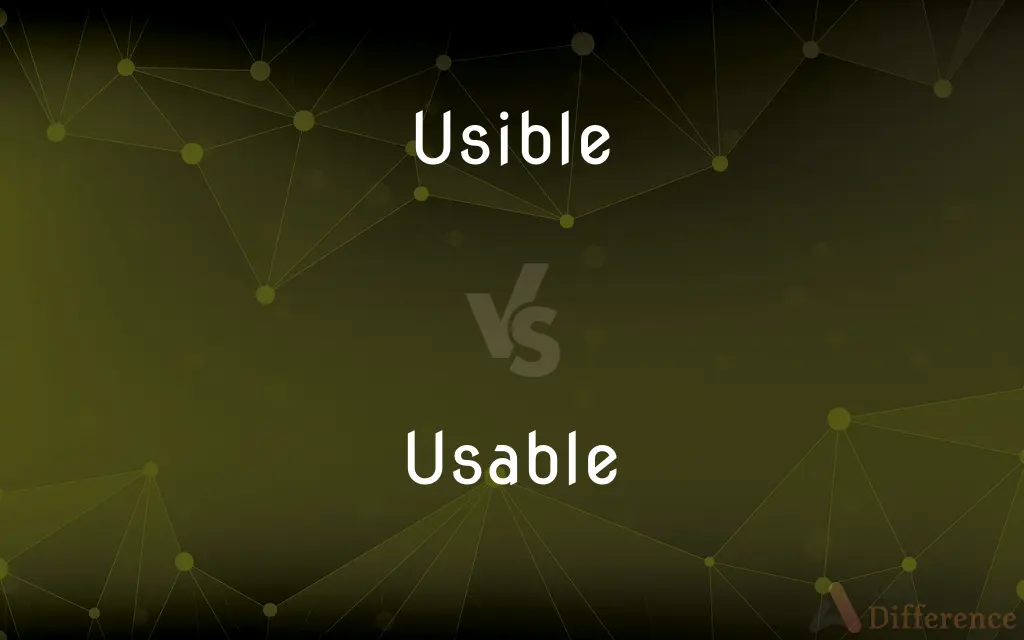 Usible vs. Usable — Which is Correct Spelling?