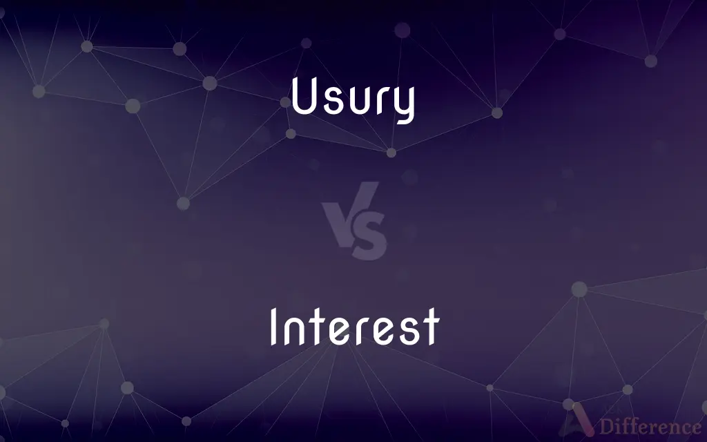 Usury vs. Interest — What's the Difference?