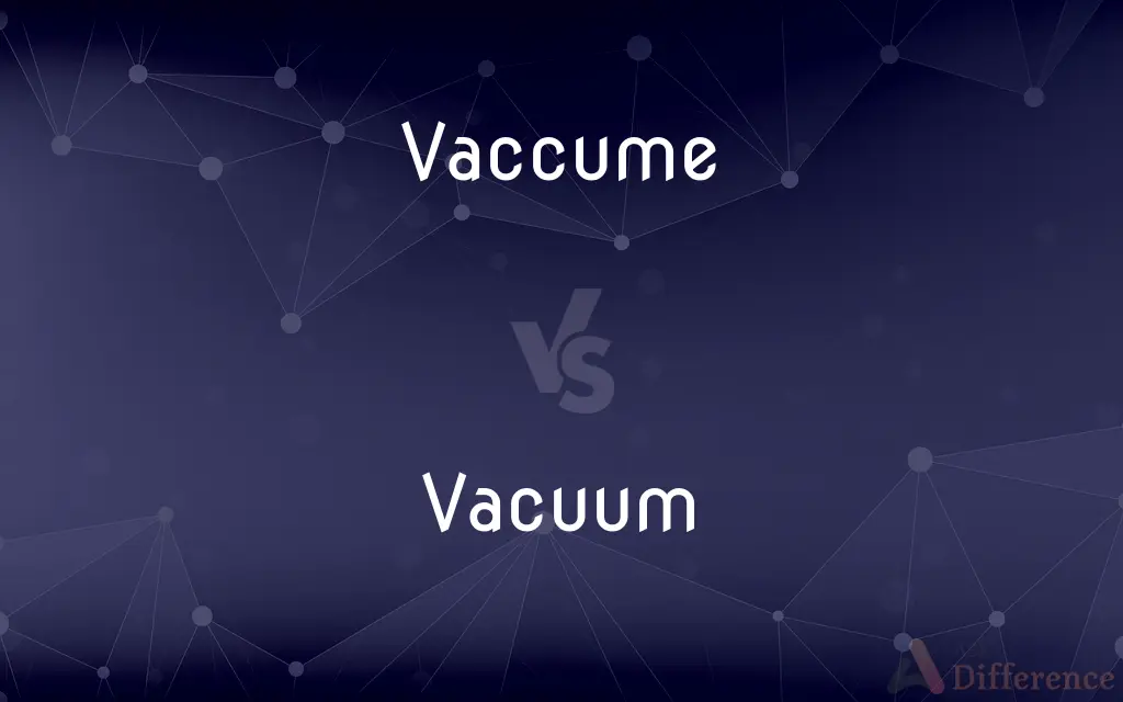 Vaccume vs. Vacuum — Which is Correct Spelling?